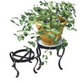 Achla Designs Achla FB-01 Patio Flowerpot Stand 8 in. H- Black FB-01